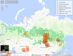 Карта ЛВПЦ России